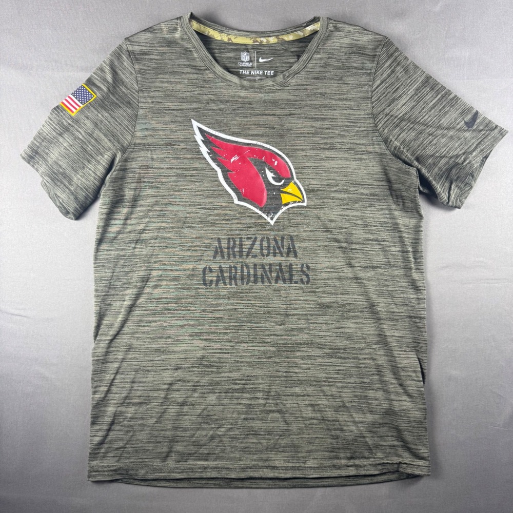 Nike Arizona Cardinals NFL Salute to Service Dri-FIT Shirt Olive Green Youth L